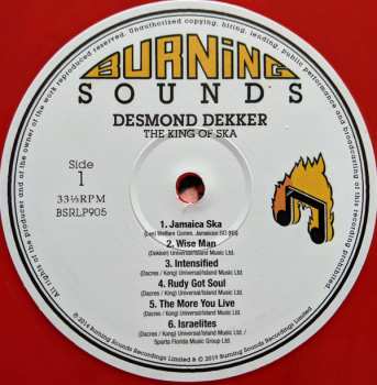 LP Desmond Dekker: The King Of Ska CLR