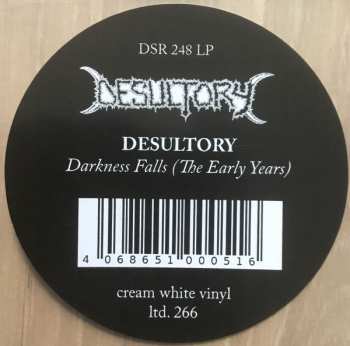 LP Desultory: Darkness Falls (The Early Years) CLR | LTD