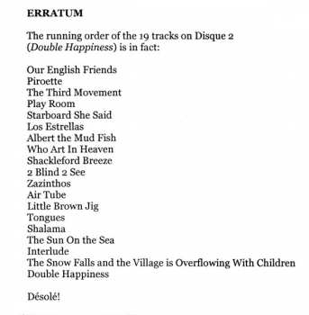 2CD Deux Filles: Silence & Wisdom / Double Happiness