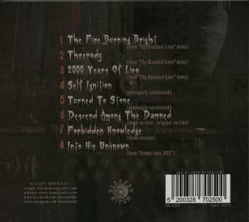 CD Deviser: Thy Blackest Love, The Early Years