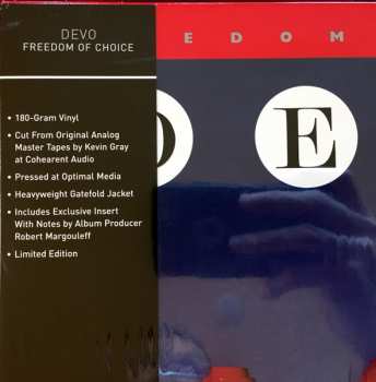 LP Devo: Freedom Of Choice LTD