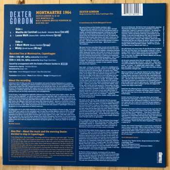 LP Dexter Gordon: Montmartre 1964