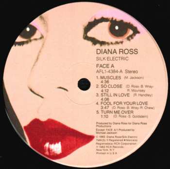 LP Diana Ross: Silk Electric