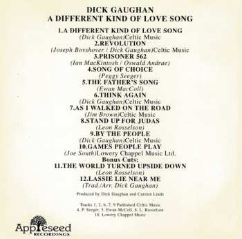 CD Dick Gaughan: A Different Kind Of Love Song