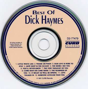 CD Dick Haymes: Best Of Dick Haymes