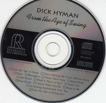 CD Dick Hyman: From The Age Of Swing