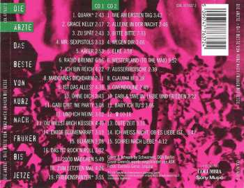 2CD Die Ärzte: Das Beste Von Kurz Nach Früher Bis Jetze