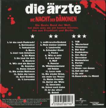 3CD Die Ärzte: Die Nacht Der Dämonen - Live