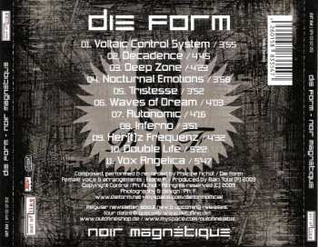 CD Die Form: Noir Magnétique