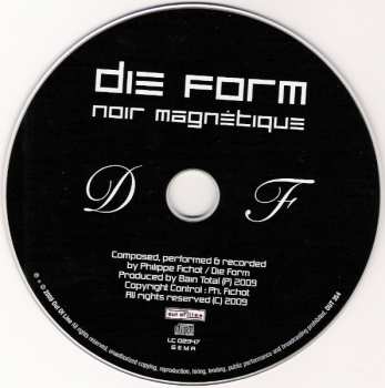 CD Die Form: Noir Magnétique