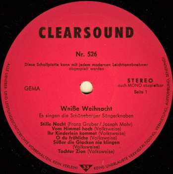 LP Berliner Symphoniker: Weiße Weihnacht