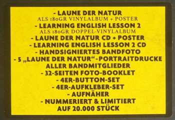 3LP/2CD/Caja Die Toten Hosen: Laune Der Natur / Learning English Lesson 2 DLX | LTD | NUM | DIGI