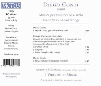 CD Robert Schumann: Musica Per Violoncello E Archi