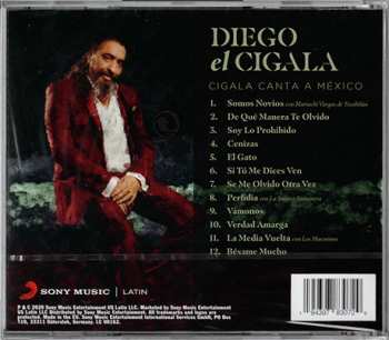 CD Diego "El Cigala": Cigala Canta A México