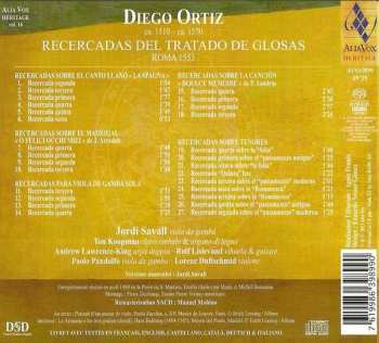 SACD Jordi Savall: Recercadas Del Tratado De Glosas. Roma 1553