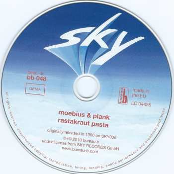CD Dieter Moebius: Rastakraut Pasta