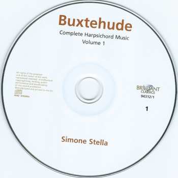 4CD Dieterich Buxtehude: Complete Harpsichord Music