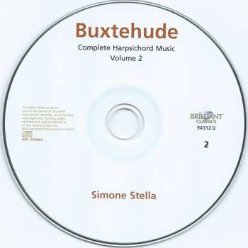 4CD Dieterich Buxtehude: Complete Harpsichord Music