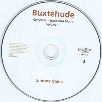 4CD Dieterich Buxtehude: Complete Harpsichord Music