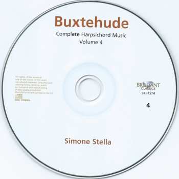 4CD Dieterich Buxtehude: Complete Harpsichord Music