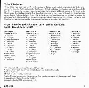 CD Dieterich Buxtehude: Dietrich Buxtehude Organ Music Vol.1