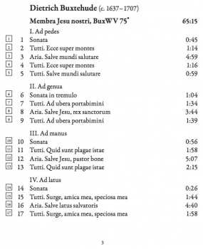 CD Michael Chance: Membra Jesu nostri