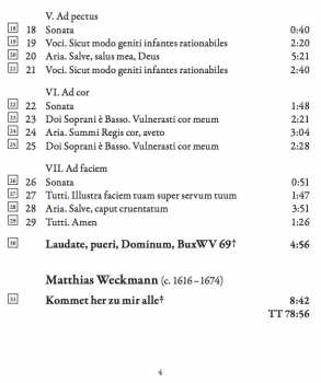 CD Michael Chance: Membra Jesu nostri