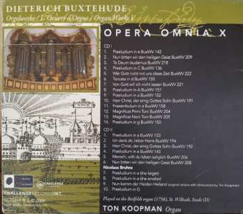 2CD Ton Koopman: Opera Omnia X - Organ Works 5