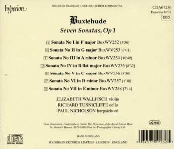 CD Dieterich Buxtehude: Seven Sonatas, Op 1