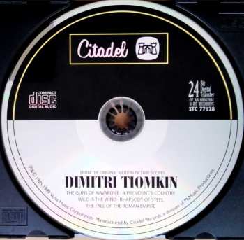 CD Dimitri Tiomkin: The Guns Of Navarone • The Fall Of The Roman Empire • Wild Is The Wind • A President's Country • Rhapsody Of Steel (From The Original Motion Picture Scores)