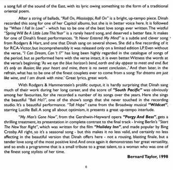 CD Dinah Shore: Dinah, All The Way