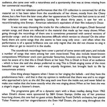 CD Dinah Shore: Dinah, All The Way