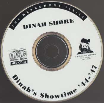 CD Dinah Shore: Dinah's Showtime '44 - '47