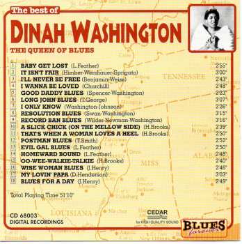 CD Dinah Washington: The Best Of Dinah Washington The Queen Of The Blues