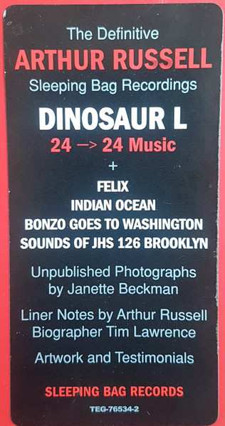 2CD/Caja Dinosaur L: 24 → 24 Music (The Definitive Arthur Russell Sleeping Bag Recordings)
