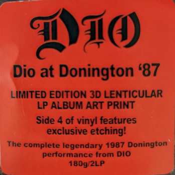 2LP Dio: Donington '87 LTD