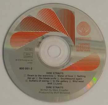 CD Dire Straits: Dire Straits CLR