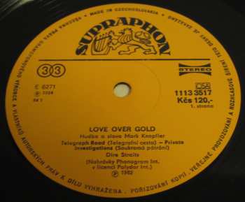 LP Dire Straits: Love Over Gold