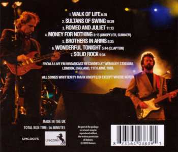 CD Dire Straits: The Classic Mandela Broadcast