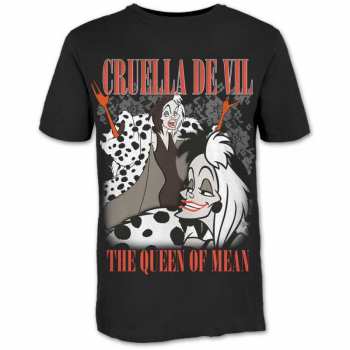 Merch Disney: Camiseta 101 Dalmations Cruella Homage