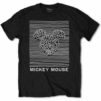 Merch Joy Division: Camiseta Mickey Mouse Unknown Pleasures