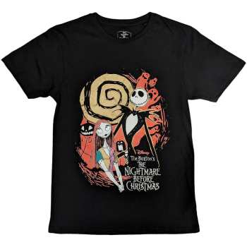 Mercancía Disney: Disney Unisex T-shirt: The Nightmare Before Christmas Ghosts (embellished) (small) S