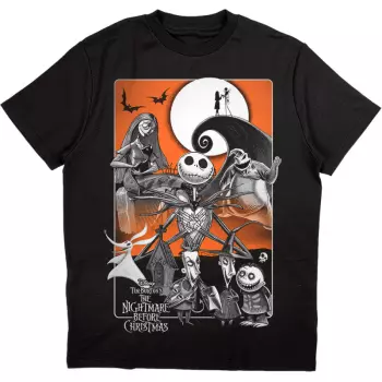 Tričko The Nightmare Before Christmas Orange Moon 