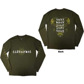 Mercancía Disturbed: Disturbed Unisex Long Sleeve T-shirt: European Tour '23 Take Back (back Print & Ex-tour) (small) S