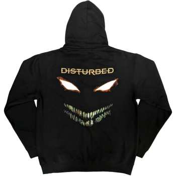 Mercancía Disturbed: Disturbed Unisex Zipped Hoodie: The Face (back Print) (small) S