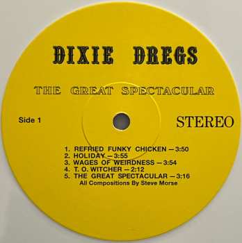 LP Dixie Dregs: The Great Spectacular CLR | LTD
