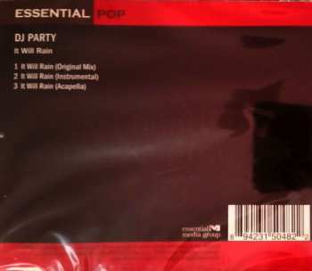 CD DJ Party: It Will Rain