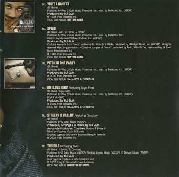 CD DJ Quik: The Best Of DJ Quik / Da Finale