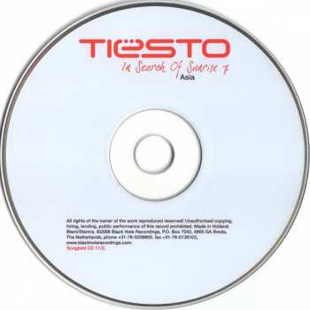 2CD DJ Tiësto: In Search Of Sunrise 7: Asia