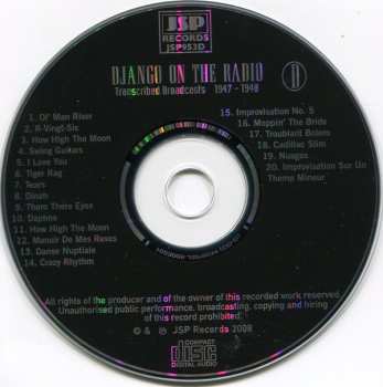 5CD/Caja Django Reinhardt: Django On The Radio (Transcribed Broadcasts From The Greatest Jazz Guitarist Of His Era)